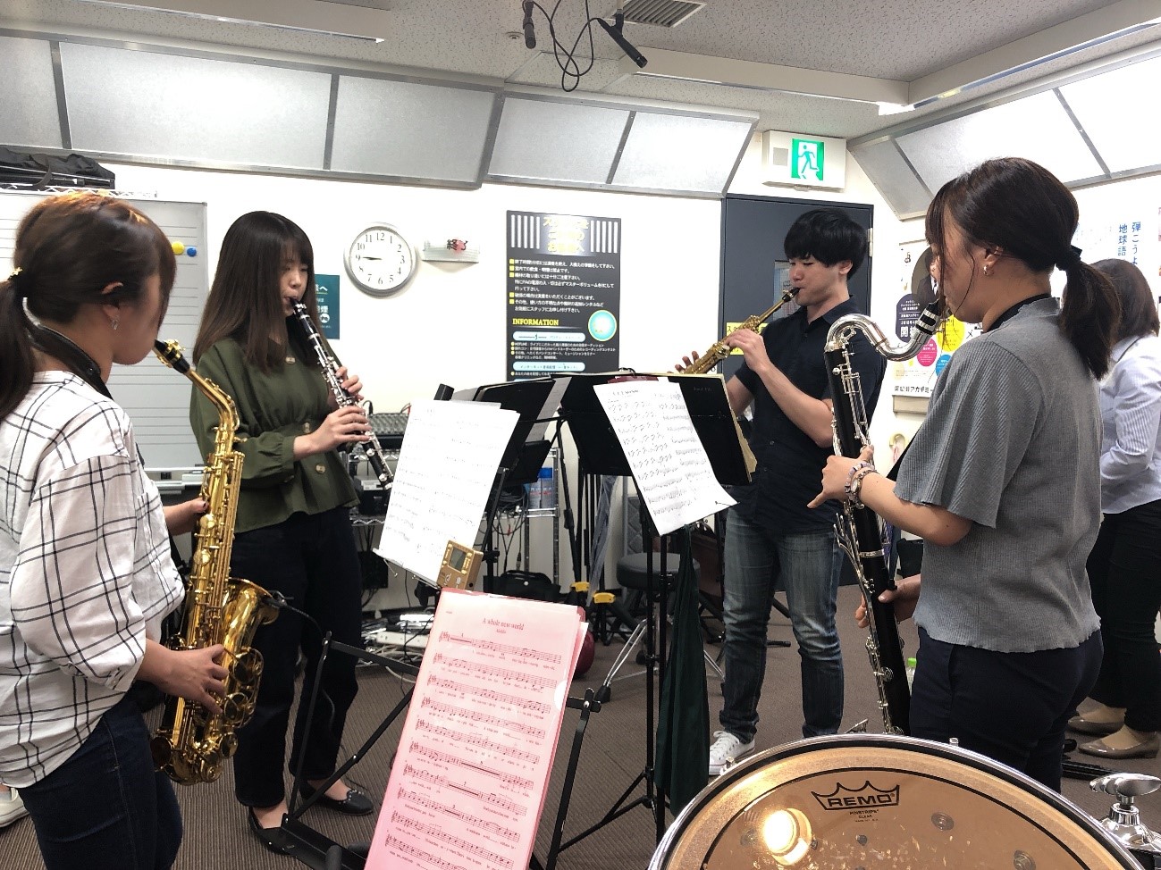 音楽サークル・練習風景