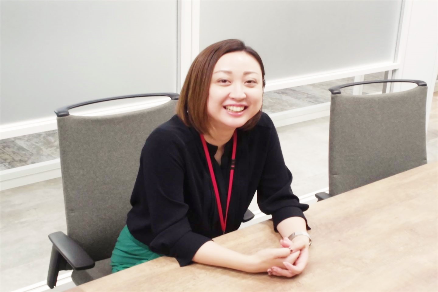 菅原さん・笑顔