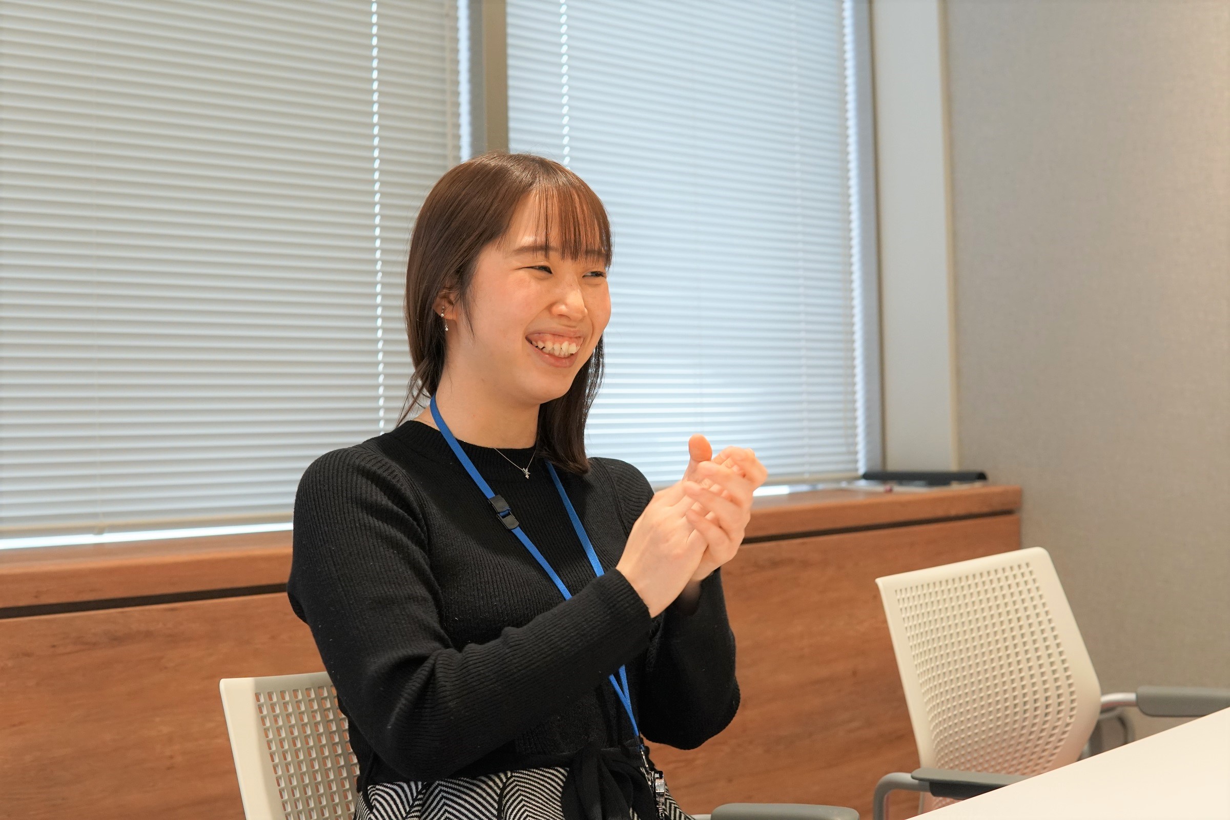 笑顔の黒川さん