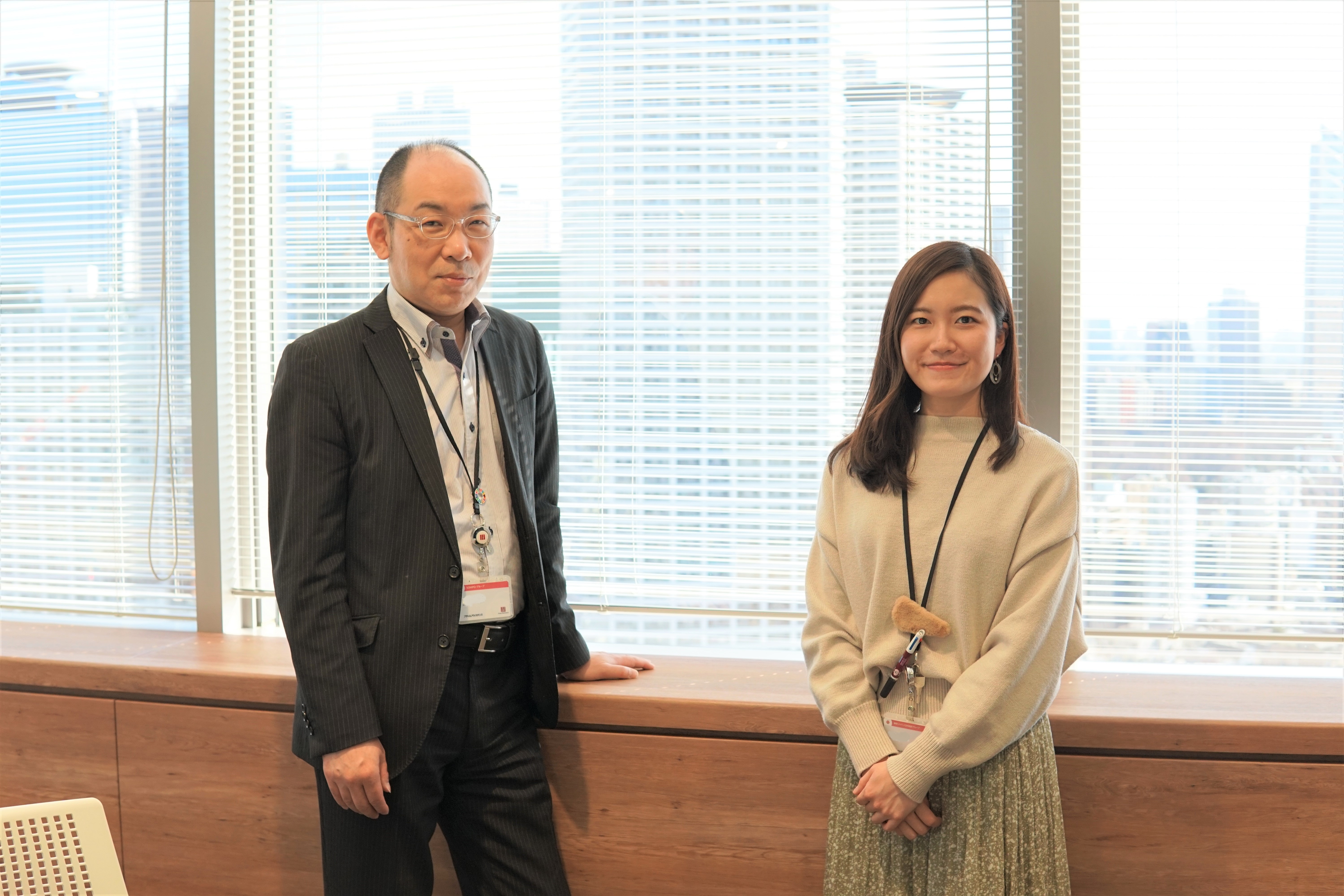 地神さんと谷口さん横並び