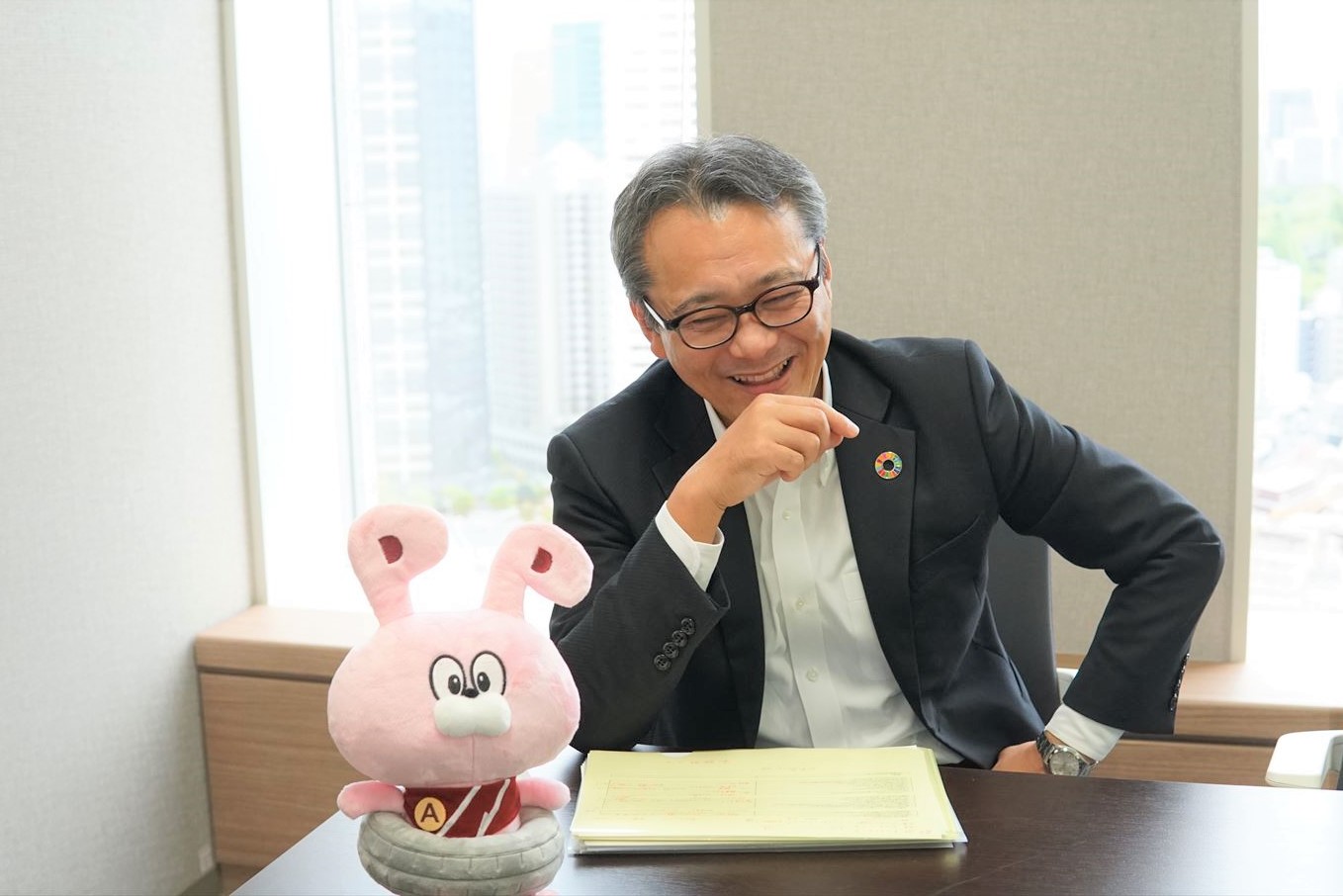 笑顔の大木さん