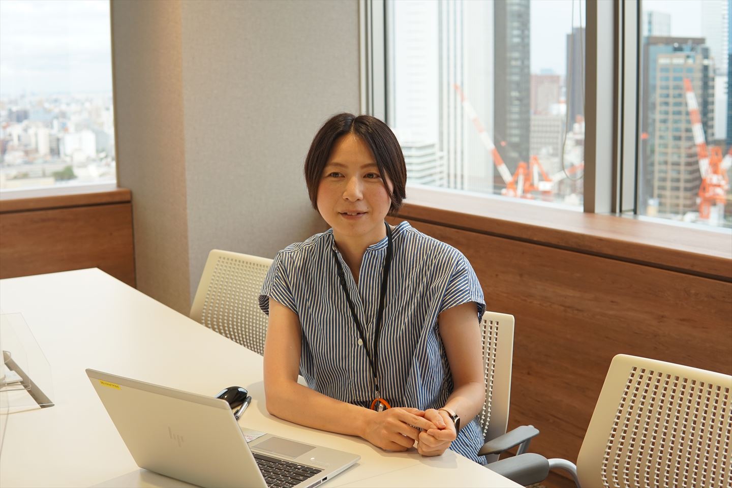 三浦さんインタビュー中2