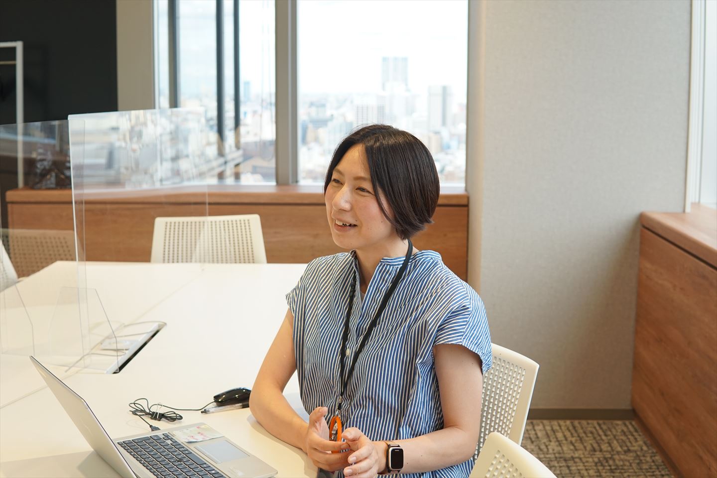 三浦さんインタビュー中3