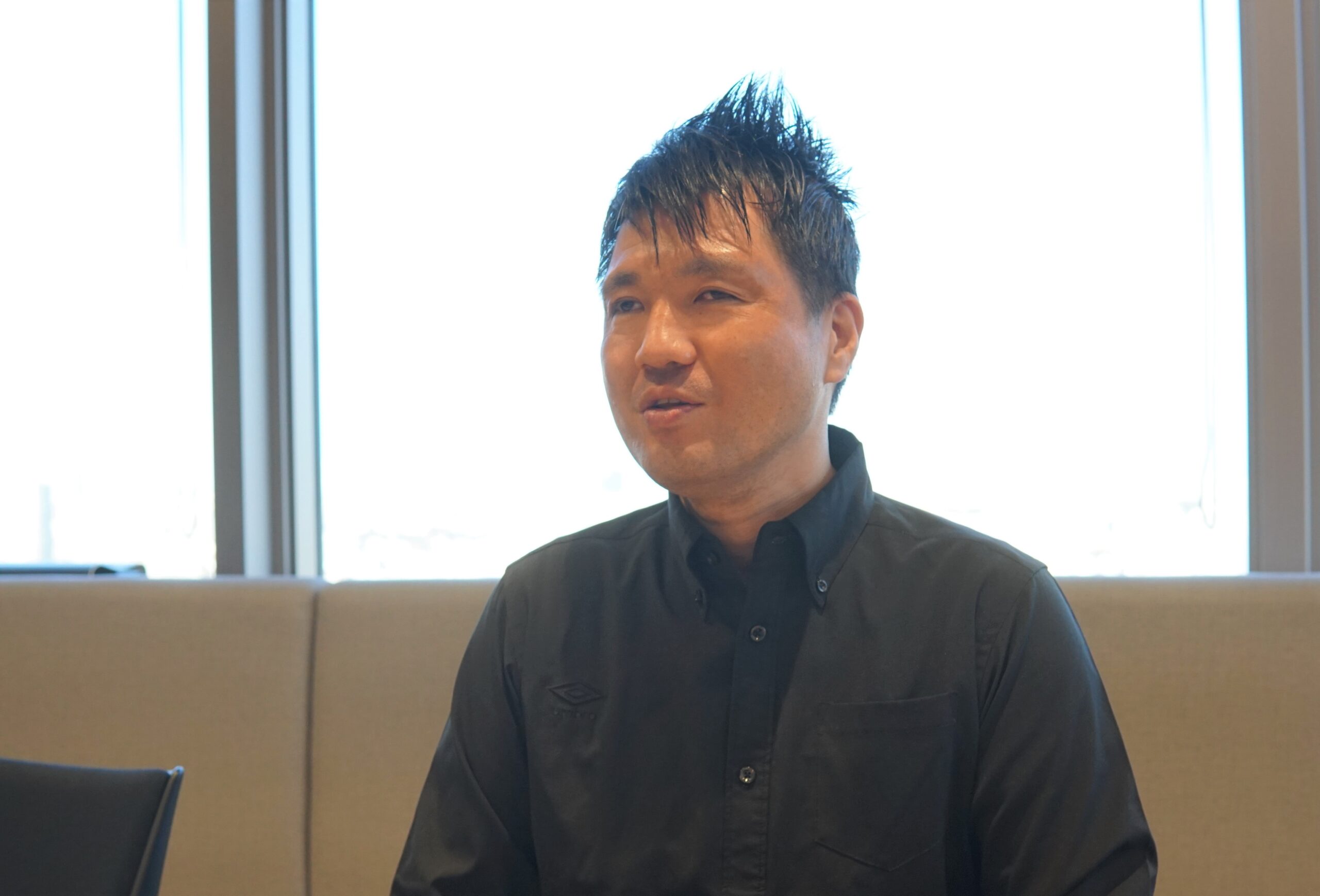 落合さんインタビュー中