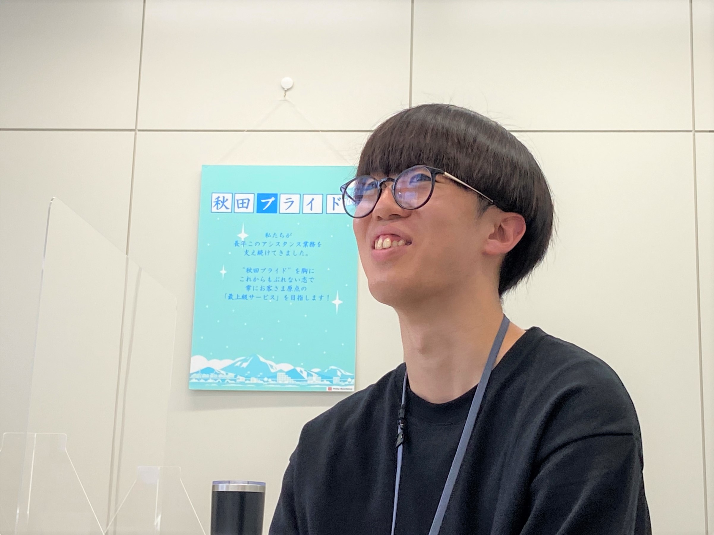 インタビュー中・大石さん4