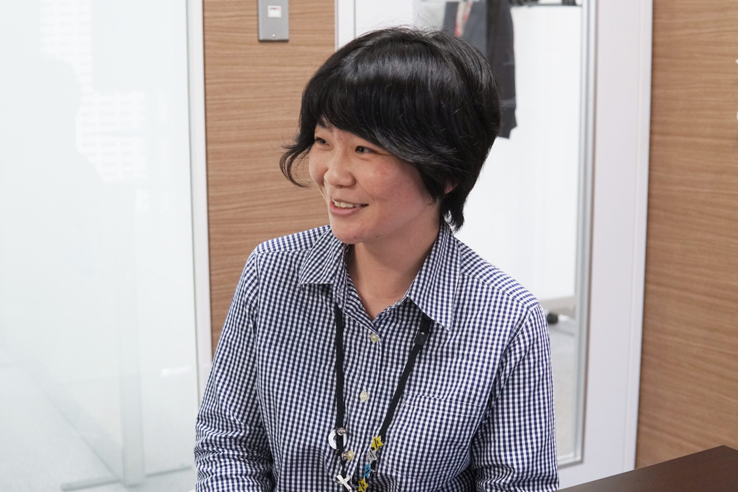 渡邊さん対談中