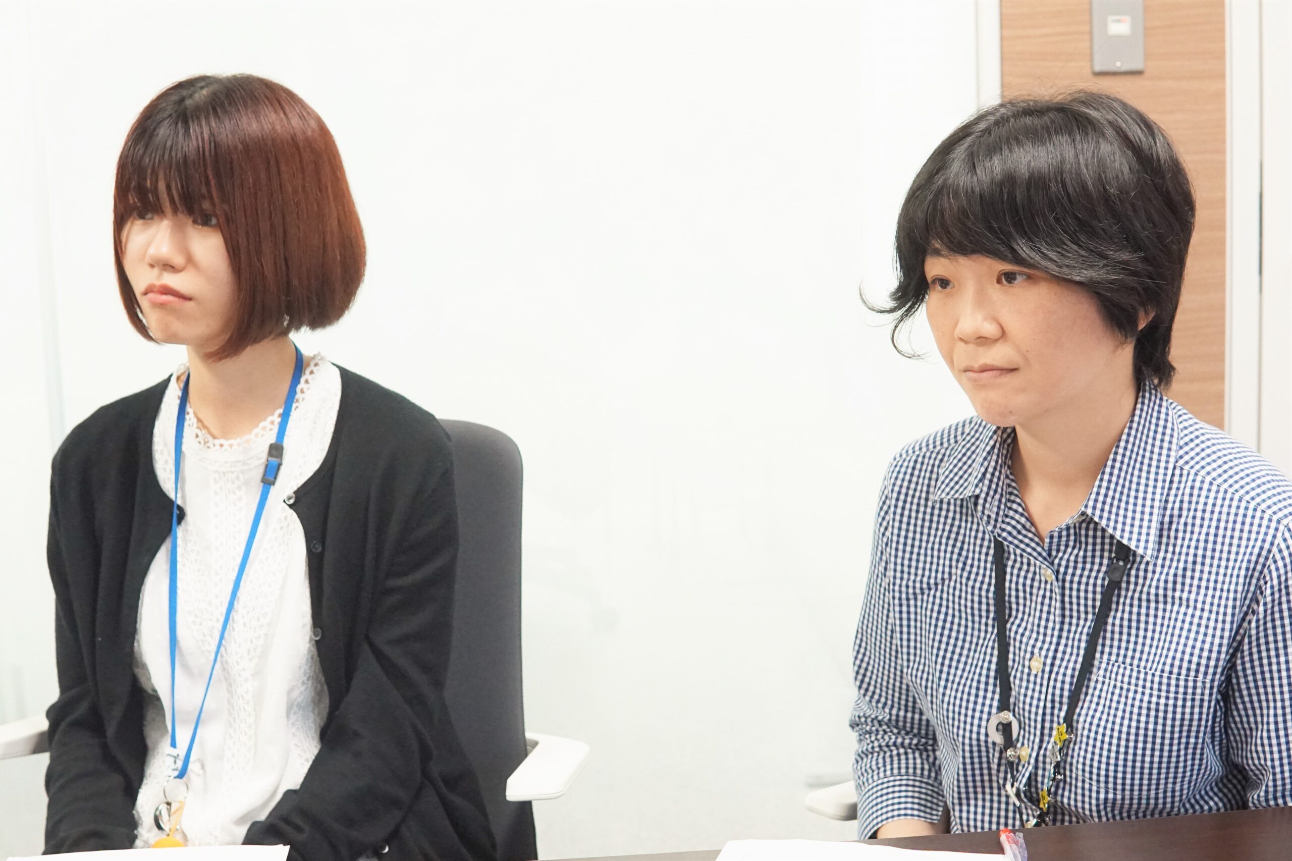 渡邊さん、安井さん対談中