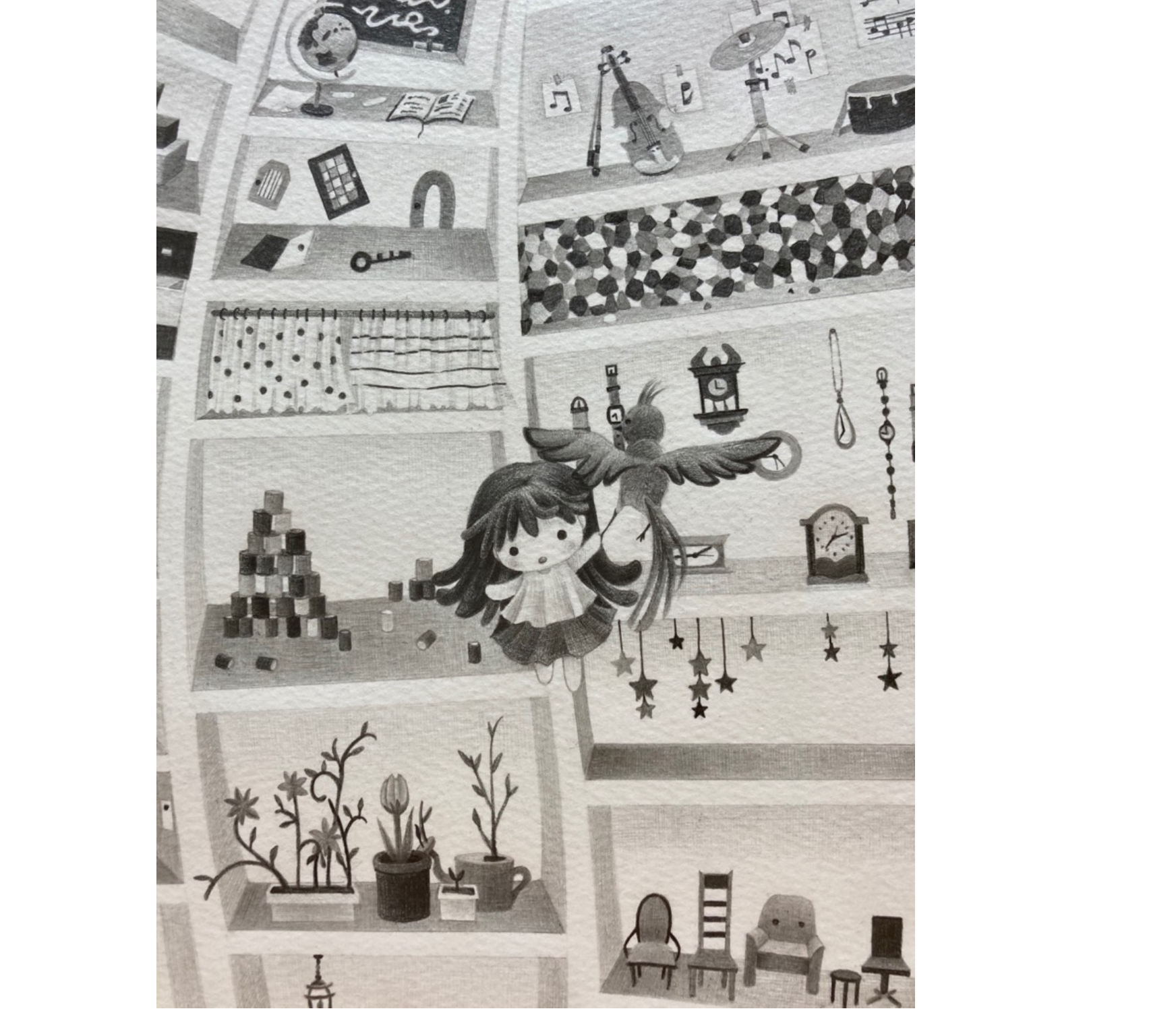 鉛筆画２