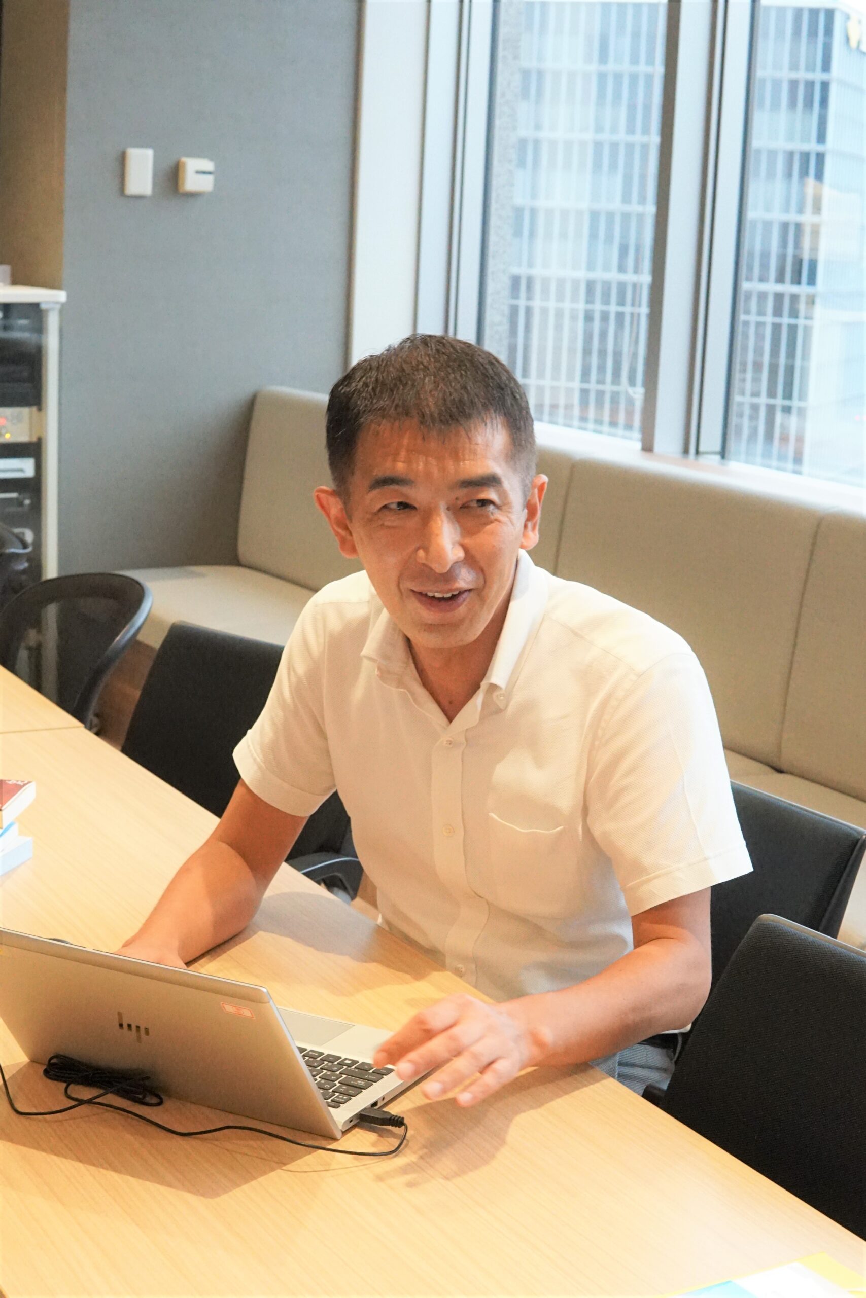 中嶋さんインタビュー中①