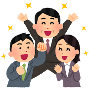 笑うイラスト