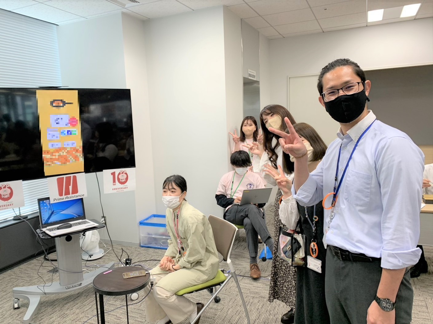ゲームを楽しむ皆さん